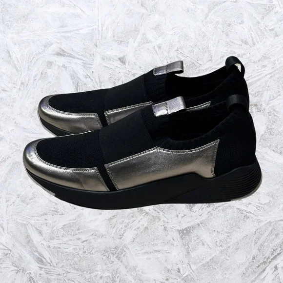 Vaneli Sport Black & Silver Slip on Shoes 10 N excellent condition - Picture 6 of 7